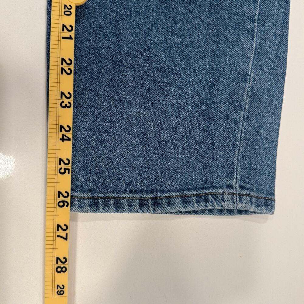 Everlane The Way High Jeans 27 Medium Wash Straight Leg Denim Organic Cotton - Picture 8 of 8